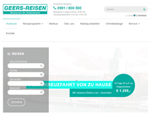 Tablet Screenshot of geers-reisen.de
